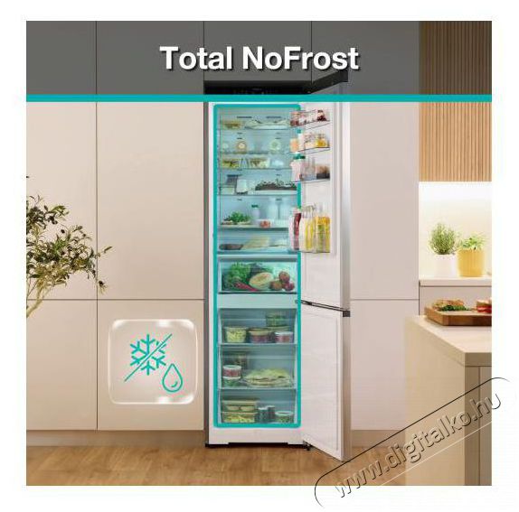 Gorenje NRB620C61X4WFE Konyhai term&eacute;kek - Hűtő, fagyaszt&oacute; (szabadon&aacute;ll&oacute;) - Alulfagyaszt&oacute;s kombin&aacute;lt hűtő - 515445