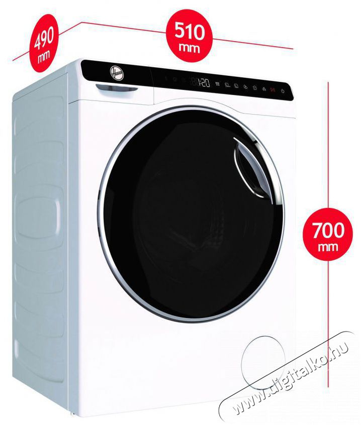 Hoover OW50-BP12307-S H&aacute;ztart&aacute;s / Otthon / K&uuml;lt&eacute;r - Mos&oacute;g&eacute;p / sz&aacute;r&iacute;t&oacute;g&eacute;p - El&ouml;lt&ouml;ltős keskeny (45cm-ig) mos&oacute;g&eacute;p - 515541