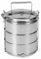 Orion Rozsdamentes acél ételhordó 3 darab, 16 cm átmérő Konyhai termékek - Edény - Ételtároló - 515713