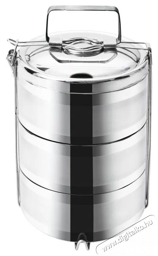 Orion Rozsdamentes ac&eacute;l thermo &eacute;telhord&oacute;, h&aacute;romr&eacute;szes, 16 cm Konyhai term&eacute;kek - Ed&eacute;ny - &Eacute;telt&aacute;rol&oacute; - 515720