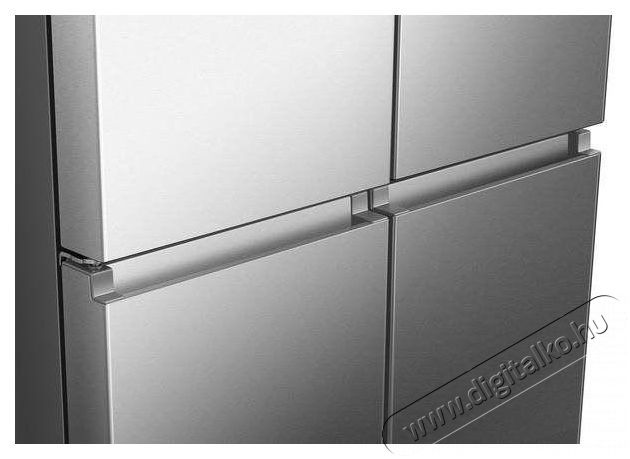 Hisense RQ5P470SAIE Konyhai term&eacute;kek - Hűtő, fagyaszt&oacute; (szabadon&aacute;ll&oacute;) - Alulfagyaszt&oacute;s kombin&aacute;lt hűtő - 515523