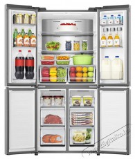 Hisense RQ5P470SAIE Konyhai term&eacute;kek - Hűtő, fagyaszt&oacute; (szabadon&aacute;ll&oacute;) - Alulfagyaszt&oacute;s kombin&aacute;lt hűtő - 515523