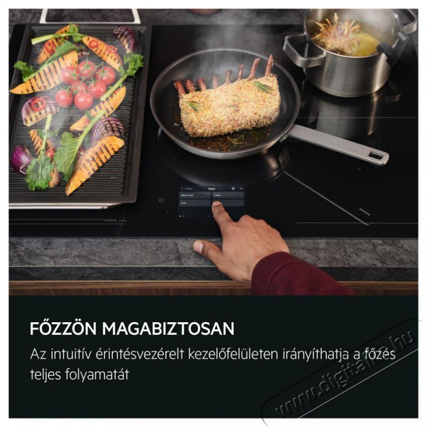 AEG TH85IH50IB Konyhai term&eacute;kek - S&uuml;tő-főzőlap, tűzhely (be&eacute;p&iacute;thető) - Indukci&oacute;s főzőlap (be&eacute;p&iacute;thető) - 515093