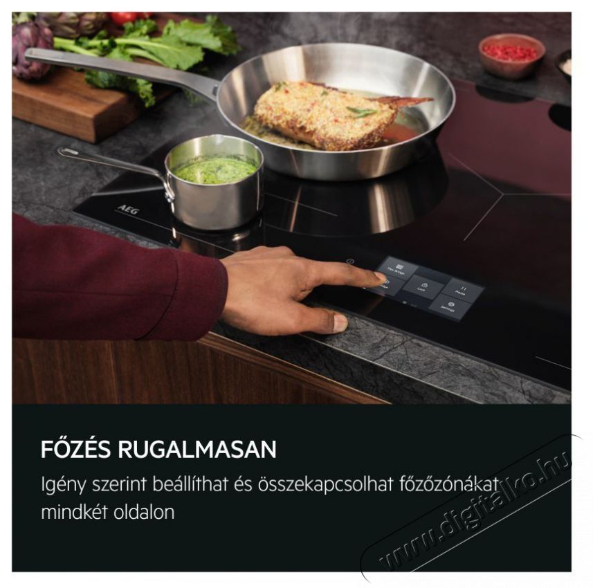 AEG TH85IH50IB Konyhai term&eacute;kek - S&uuml;tő-főzőlap, tűzhely (be&eacute;p&iacute;thető) - Indukci&oacute;s főzőlap (be&eacute;p&iacute;thető) - 515093