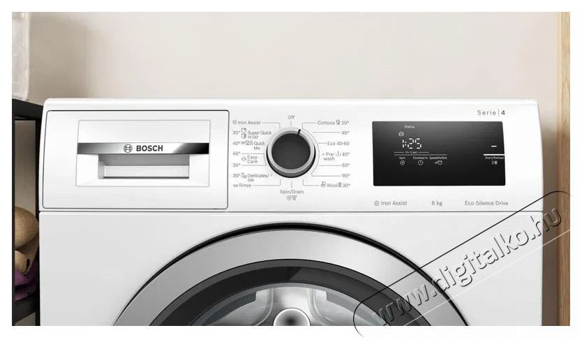 Bosch WAN28060BY Serie 4 H&aacute;ztart&aacute;s / Otthon / K&uuml;lt&eacute;r - Mos&oacute;g&eacute;p / sz&aacute;r&iacute;t&oacute;g&eacute;p - El&ouml;lt&ouml;ltős norm&aacute;l (60cm-ig) mos&oacute;g&eacute;p - 515221