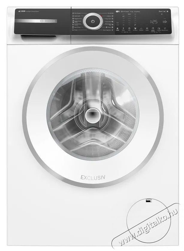 Bosch WGH256A0BY Serie 6 H&aacute;ztart&aacute;s / Otthon / K&uuml;lt&eacute;r - Mos&oacute;g&eacute;p / sz&aacute;r&iacute;t&oacute;g&eacute;p - El&ouml;lt&ouml;ltős norm&aacute;l (60cm-ig) mos&oacute;g&eacute;p - 515219