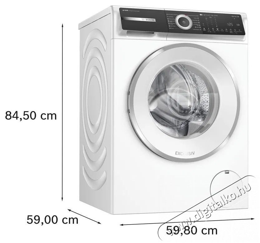 Bosch WGH256A0BY Serie 6 H&aacute;ztart&aacute;s / Otthon / K&uuml;lt&eacute;r - Mos&oacute;g&eacute;p / sz&aacute;r&iacute;t&oacute;g&eacute;p - El&ouml;lt&ouml;ltős norm&aacute;l (60cm-ig) mos&oacute;g&eacute;p - 515219