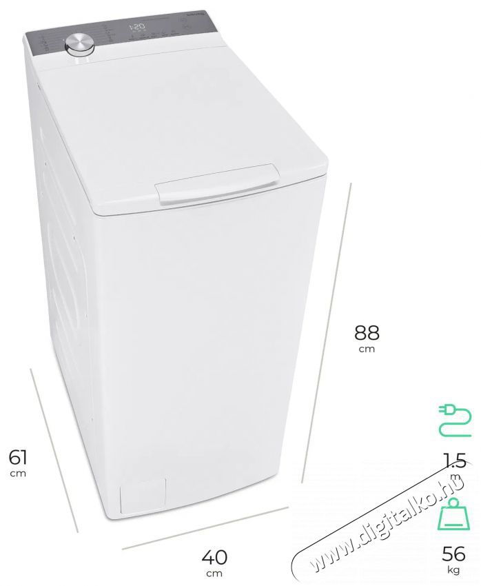 Siguro WM-T711W Wash Master H&aacute;ztart&aacute;s / Otthon / K&uuml;lt&eacute;r - Mos&oacute;g&eacute;p / sz&aacute;r&iacute;t&oacute;g&eacute;p - Fel&uuml;lt&ouml;ltős mos&oacute;g&eacute;p - 515799