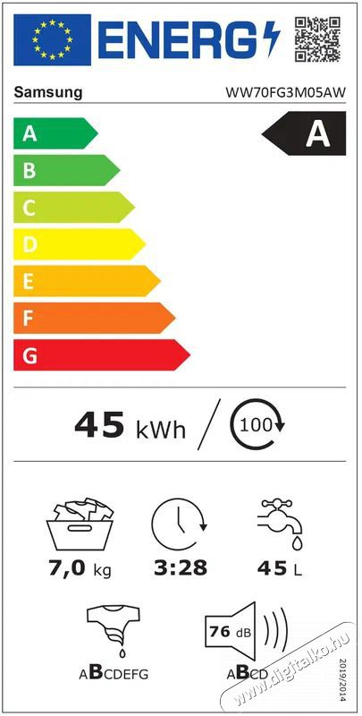 SAMSUNG WW70FG3M05AWLF &Uacute;jdons&aacute;gok - &Uacute;j term&eacute;kek - 515757