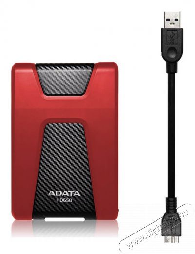 Adata AHD650 2,5" 1TB USB3.0  (AHD650-1TU3-CRD) &uuml;t&eacute;s&aacute;ll&oacute; k&uuml;lső merevlemez - piros Iroda &eacute;s sz&aacute;m&iacute;t&aacute;stechnika - Adatt&aacute;rol&oacute; / merevlemez - K&uuml;lső HDD - 323602