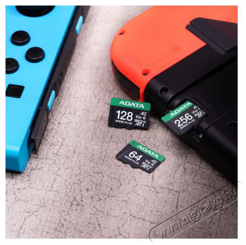 Adata MicroSDXC 128GB Speed Plus + SD adapter Mem&oacute;ria k&aacute;rtya / Pendrive - MicroSD / MicroSDHC k&aacute;rtya - 523536
