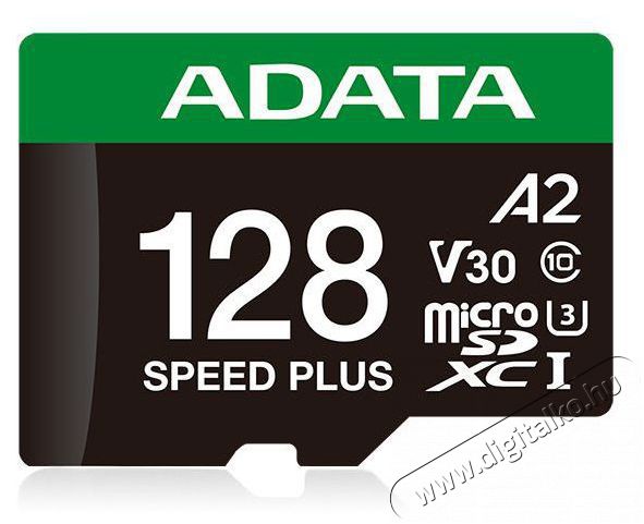 Adata MicroSDXC 128GB Speed Plus + SD adapter Mem&oacute;ria k&aacute;rtya / Pendrive - MicroSD / MicroSDHC k&aacute;rtya - 523536