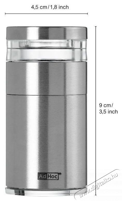 AdHoc borshoz vagy s&oacute;hoz MOLTO CeraCut&reg; akril/rozsdamentes ac&eacute;l Konyhai term&eacute;kek - Konyhai kisg&eacute;p (elők&eacute;sz&iacute;t&eacute;s / feldolgoz&aacute;s) - Apr&iacute;t&oacute; / dar&aacute;l&oacute; - 526767