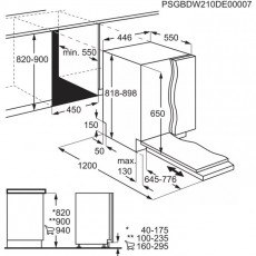 AEG FSE73507P be&eacute;p&iacute;thető mosogat&oacute;g&eacute;p - keskeny Konyhai term&eacute;kek - Mosogat&oacute;g&eacute;p - Keskeny (45cm-ig) be&eacute;p&iacute;thető mosogat&oacute;g&eacute;p - 364804