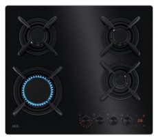AEG HKB64453NB beépíthető gáz főzőlap Konyhai termékek - Sütő-főzőlap, tűzhely (beépíthető) - Gázfőzőlap (beépíthető) - 468428