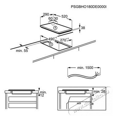 AEG HRB32310CB FŐZŐLAP BE&Eacute;P&Iacute;THETŐ DOMIN&Oacute; Konyhai term&eacute;kek - S&uuml;tő-főzőlap, tűzhely (be&eacute;p&iacute;thető) - Indukci&oacute;s főzőlap (be&eacute;p&iacute;thető) - 503023