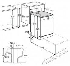 AEG FFB73717PW AirDry Konyhai term&eacute;kek - Mosogat&oacute;g&eacute;p - Norm&aacute;l (60cm) szabadon&aacute;ll&oacute; mosogat&oacute;g&eacute;p - 504281