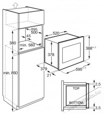 AEG OS5GM251EB MIKROHULL&Aacute;M&Uacute; S&Uuml;TŐ BE&Eacute;P&Iacute;THETŐ Konyhai term&eacute;kek - Mikrohull&aacute;m&uacute; s&uuml;tő - Mikrohull&aacute;m&uacute; s&uuml;tő (be&eacute;p&iacute;thető) - 505385