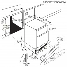 AEG OAB7N82EF 7000 Konyhai term&eacute;kek - Hűtő, fagyaszt&oacute; (szabadon&aacute;ll&oacute;) - Fagyaszt&oacute;szekr&eacute;ny - 505564