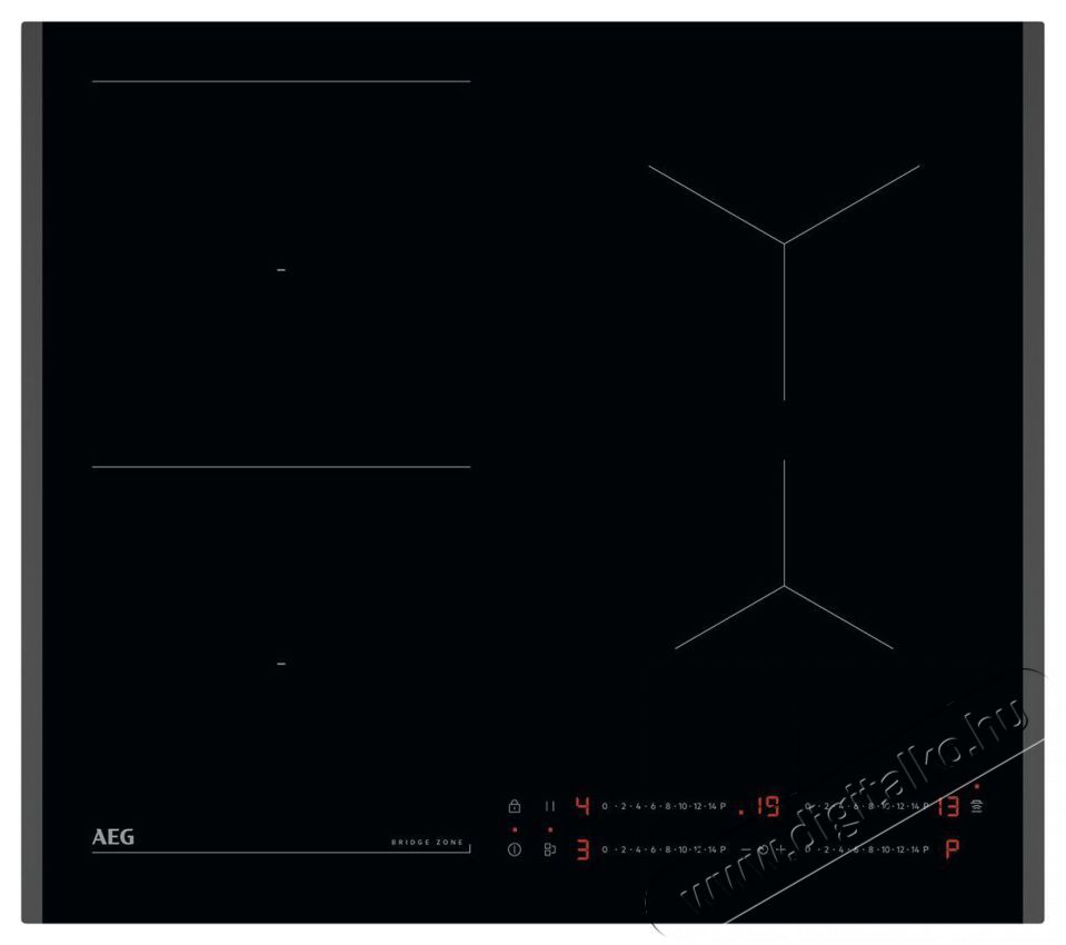 AEG 6000 Bridge TO64IB00FB Konyhai term&eacute;kek - S&uuml;tő-főzőlap, tűzhely (be&eacute;p&iacute;thető) - Indukci&oacute;s főzőlap (be&eacute;p&iacute;thető) - 515076