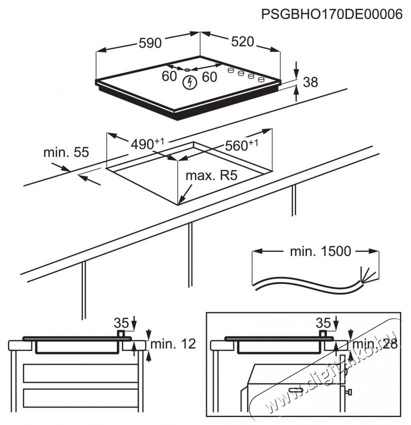 AEG Mastery DirectTouch HK654070FB Be&eacute;p&iacute;thető ker&aacute;mia főzőlap, 60 cm Konyhai term&eacute;kek - S&uuml;tő-főzőlap, tűzhely (be&eacute;p&iacute;thető) - Indukci&oacute;s főzőlap (be&eacute;p&iacute;thető) - 515073