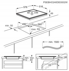 AEG TN64IA00XB Konyhai term&eacute;kek - S&uuml;tő-főzőlap, tűzhely (be&eacute;p&iacute;thető) - Indukci&oacute;s főzőlap (be&eacute;p&iacute;thető) - 515079