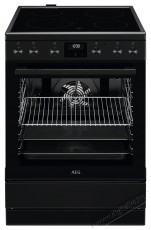 AEG CCB6441NBB tűzhely, Vitroker&aacute;mia, 4 z&oacute;na, Időz&iacute;tős elektronikus kijelzővel, Grill, A energiaoszt&aacute;ly, 60cm, Fekete Konyhai term&eacute;kek - S&uuml;tő-főzőlap, tűzhely (szabadon&aacute;ll&oacute;) - Elektromos tűzhely (szabadon&aacute;ll&oacute;) - 534084