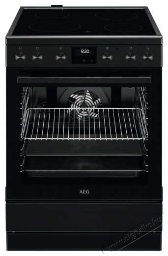 AEG CCB6441NBB tűzhely, Vitroker&aacute;mia, 4 z&oacute;na, Időz&iacute;tős elektronikus kijelzővel, Grill, A energiaoszt&aacute;ly, 60cm, Fekete Konyhai term&eacute;kek - S&uuml;tő-főzőlap, tűzhely (szabadon&aacute;ll&oacute;) - Elektromos tűzhely (szabadon&aacute;ll&oacute;) - 534084