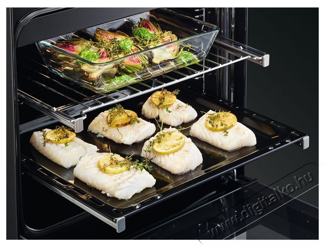 AEG CCB6441NBB tűzhely, Vitroker&aacute;mia, 4 z&oacute;na, Időz&iacute;tős elektronikus kijelzővel, Grill, A energiaoszt&aacute;ly, 60cm, Fekete Konyhai term&eacute;kek - S&uuml;tő-főzőlap, tűzhely (szabadon&aacute;ll&oacute;) - Elektromos tűzhely (szabadon&aacute;ll&oacute;) - 534084