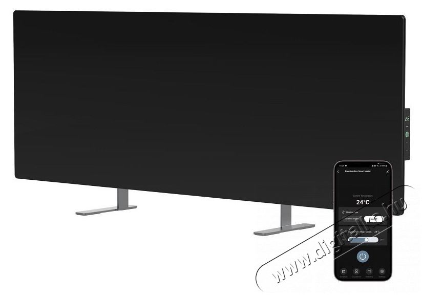 AENO GH4S Infrapanel H&aacute;ztart&aacute;s / Otthon / K&uuml;lt&eacute;r - Fűt&eacute;s - Fali fűtőtest - 524031