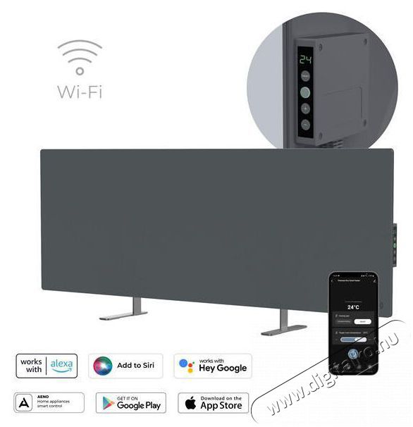 AENO GH5S infrapanel H&aacute;ztart&aacute;s / Otthon / K&uuml;lt&eacute;r - Fűt&eacute;s - Fali fűtőtest - 524032