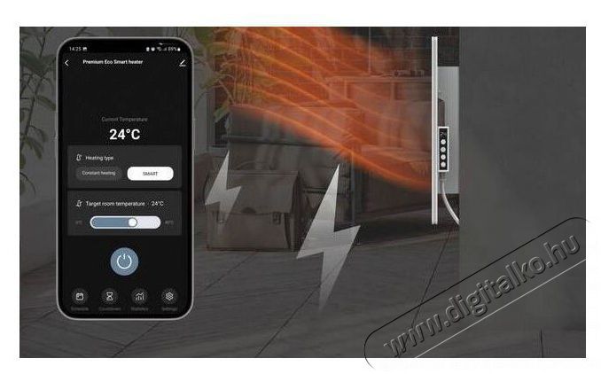 AENO GH3S Infrapanel H&aacute;ztart&aacute;s / Otthon / K&uuml;lt&eacute;r - Fűt&eacute;s - Hősug&aacute;rz&oacute; / fűtőtest - 524030