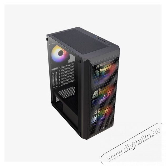 AEROCOOL Beam v2 FRGB fekete (t&aacute;p n&eacute;lk&uuml;li) ablakos ATX h&aacute;z Iroda &eacute;s sz&aacute;m&iacute;t&aacute;stechnika - Egy&eacute;b sz&aacute;m&iacute;t&aacute;stechnikai term&eacute;k - 458609