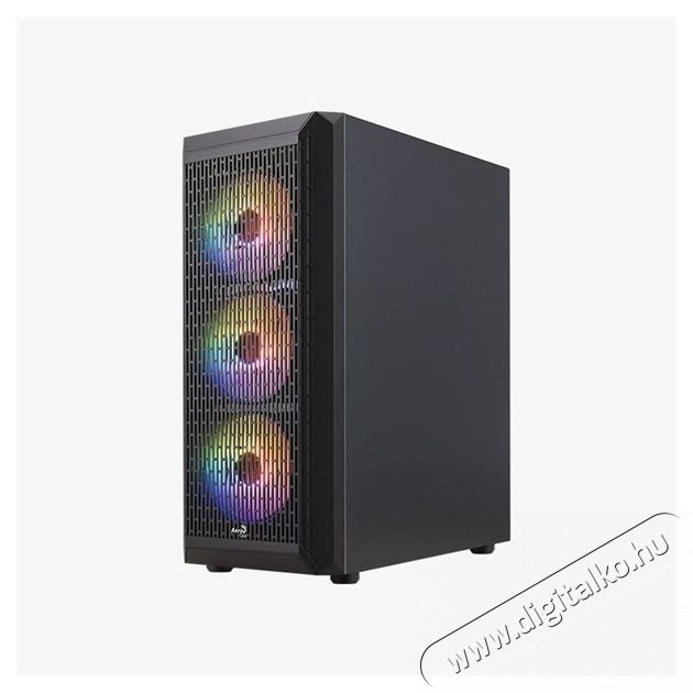 AEROCOOL Beam v2 FRGB fekete (t&aacute;p n&eacute;lk&uuml;li) ablakos ATX h&aacute;z Iroda &eacute;s sz&aacute;m&iacute;t&aacute;stechnika - Egy&eacute;b sz&aacute;m&iacute;t&aacute;stechnikai term&eacute;k - 458609