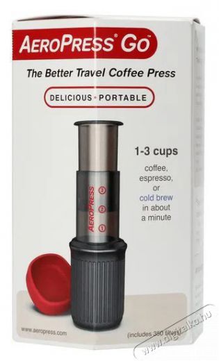 Aeropress GO k&eacute;zi k&aacute;v&eacute;főző, 100 db filter a csomagban Konyhai term&eacute;kek - K&aacute;v&eacute;főző / k&aacute;v&eacute;&ouml;rlő / kieg&eacute;sz&iacute;tő - Filteres k&aacute;v&eacute;főző - 515108