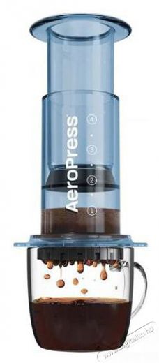 Aeropress Clear Blue Konyhai term&eacute;kek - K&aacute;v&eacute;főző / k&aacute;v&eacute;&ouml;rlő / kieg&eacute;sz&iacute;tő - Pressz&oacute; k&aacute;v&eacute;főző - 524043