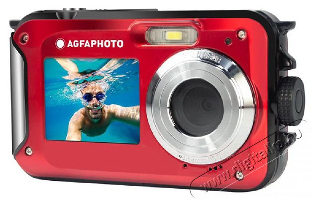 AgfaPhoto Agfa WP8000 kompakt digit&aacute;lis piros f&eacute;nyk&eacute;pezőg&eacute;p F&eacute;nyk&eacute;pezőg&eacute;p / kamera - Kompakt f&eacute;nyk&eacute;pezőg&eacute;p - Norm&aacute;l tud&aacute;s&uacute; kompakt - 466700
