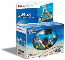AgfaPhoto Egyszer haszn&aacute;latos f&eacute;nyk&eacute;pezőg&eacute;p LeBox Ocean 400/27 F&eacute;nyk&eacute;pezőg&eacute;p / kamera - Kompakt f&eacute;nyk&eacute;pezőg&eacute;p - Anal&oacute;g f&eacute;nyk&eacute;pezőg&eacute;p - 520087