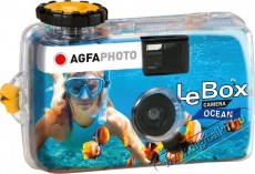 AgfaPhoto Egyszer használatos fényképezőgép LeBox Ocean 400/27 Fényképezőgép / kamera - Kompakt fényképezőgép - Analóg fényképezőgép - 520087