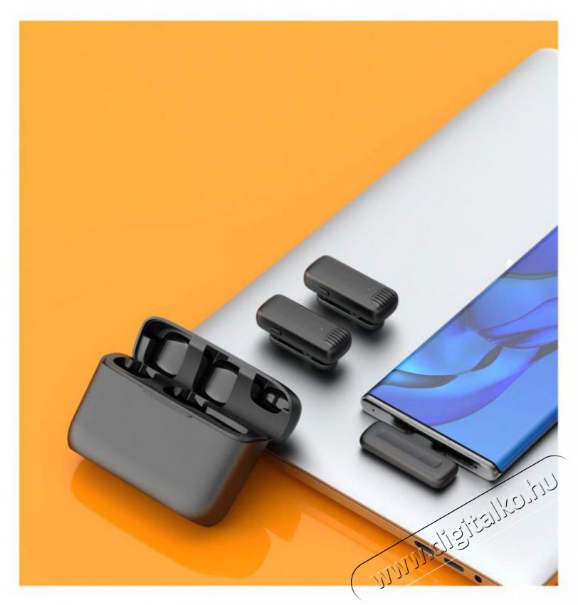 AIQIU M15DC Fot&oacute;-Vide&oacute; kieg&eacute;sz&iacute;tők - Mikrofon - Cs&iacute;ptetős, fej &eacute;s kitűző mikrofon - 524051