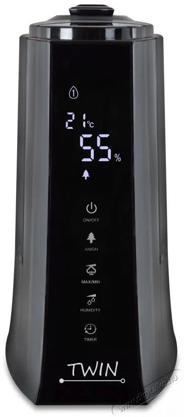 AIRBI TWIN Ultrahangos p&aacute;r&aacute;s&iacute;t&oacute; - fekete P&aacute;r&aacute;s&iacute;t&oacute; Sz&eacute;ps&eacute;g&aacute;pol&aacute;s / Eg&eacute;szs&eacute;g - L&eacute;gtiszt&iacute;t&oacute; / p&aacute;r&aacute;s&iacute;t&oacute; / p&aacute;r&aacute;tlan&iacute;t&oacute; - P&aacute;r&aacute;s&iacute;t&oacute; - 524074