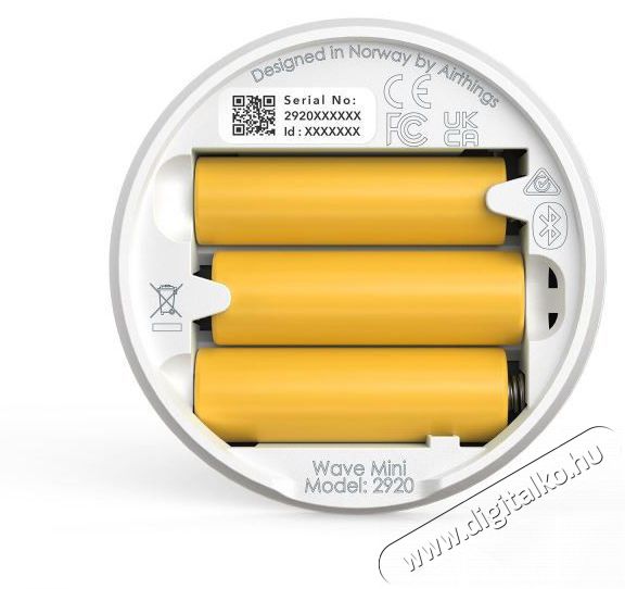Airthings Wave mini - levegőminős&eacute;g, p&aacute;ratartalom, hőm&eacute;rs&eacute;klet &eacute;s VOC g&aacute;z &eacute;rz&eacute;kelő H&aacute;ztart&aacute;s / Otthon / K&uuml;lt&eacute;r - Egy&eacute;b h&aacute;ztart&aacute;si term&eacute;k - 519295