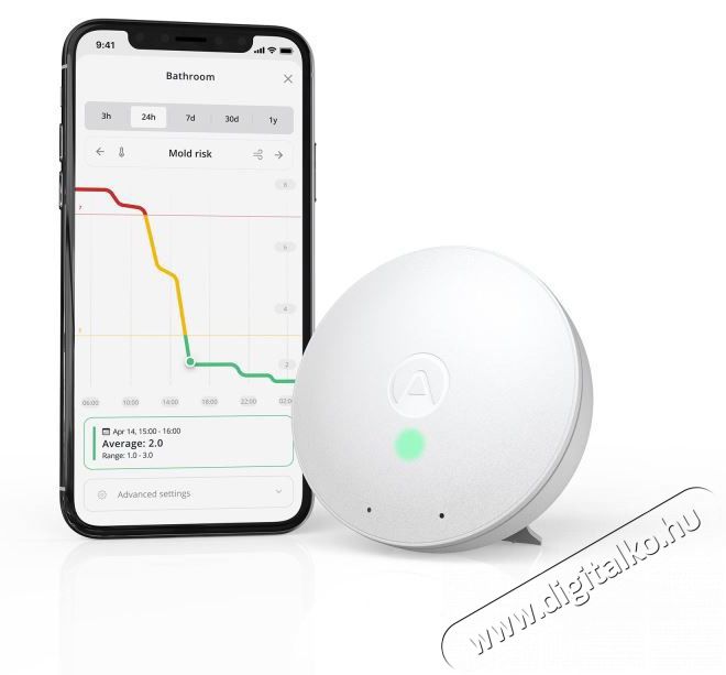 Airthings Wave mini - levegőminős&eacute;g, p&aacute;ratartalom, hőm&eacute;rs&eacute;klet &eacute;s VOC g&aacute;z &eacute;rz&eacute;kelő H&aacute;ztart&aacute;s / Otthon / K&uuml;lt&eacute;r - Egy&eacute;b h&aacute;ztart&aacute;si term&eacute;k - 519295