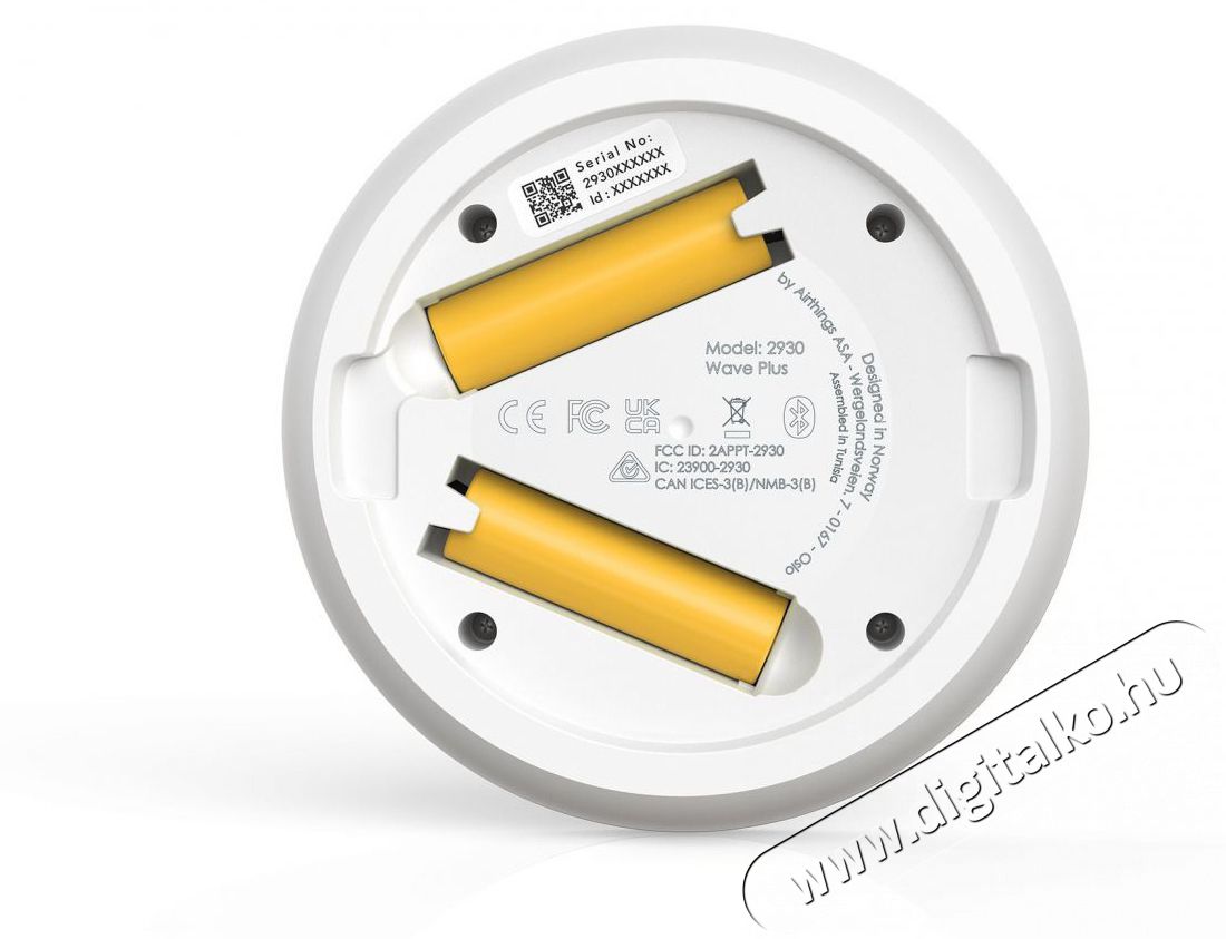 Airthings Wave plus - levegőminős&eacute;g, radon, p&aacute;ratartalom, hőm&eacute;rs&eacute;klet, VOC, CO2, nyom&aacute;s m&eacute;rő H&aacute;ztart&aacute;s / Otthon / K&uuml;lt&eacute;r - Egy&eacute;b h&aacute;ztart&aacute;si term&eacute;k - 519296
