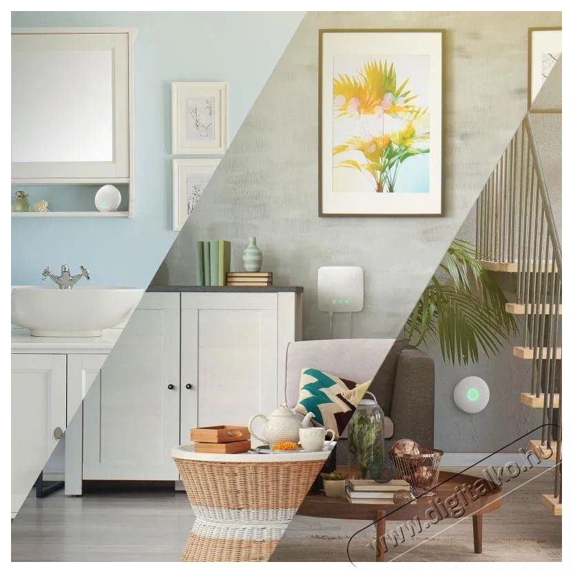 Airthings House Kit H&aacute;ztart&aacute;s / Otthon / K&uuml;lt&eacute;r - Biztons&aacute;gtechnika - F&uuml;st- &eacute;s sz&eacute;n-monoxid &eacute;rz&eacute;kelő - 519288