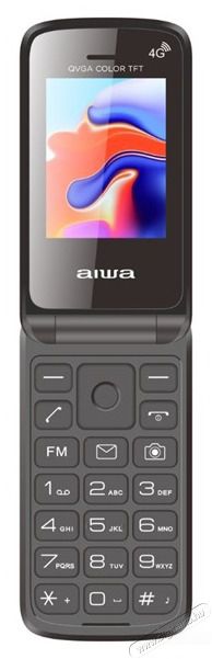 Aiwa FP-30-4G/BK 2,4 DualSIM fekete mobiltelefon Mobil / Kommunik&aacute;ci&oacute; / Smart - Klasszikus / Mobiltelefon időseknek - 516202