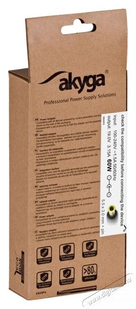 Akyga AK-ND-13 Adapter Samsung 19V/3.16A 60W Iroda &eacute;s sz&aacute;m&iacute;t&aacute;stechnika - Notebook kieg&eacute;sz&iacute;tő - Notebook t&ouml;ltő / h&aacute;l&oacute;zati adapter - 392030