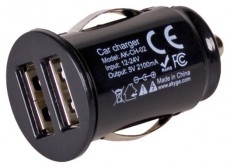 Akyga AK-CH-02 2xUSB 5V/2,1A/10,5W Aut&oacute;s t&ouml;ltő Aut&oacute;hifi / Aut&oacute; felszerel&eacute;s - Aut&oacute;s t&ouml;ltő / szivargy&uacute;jt&oacute; adapter - 394042