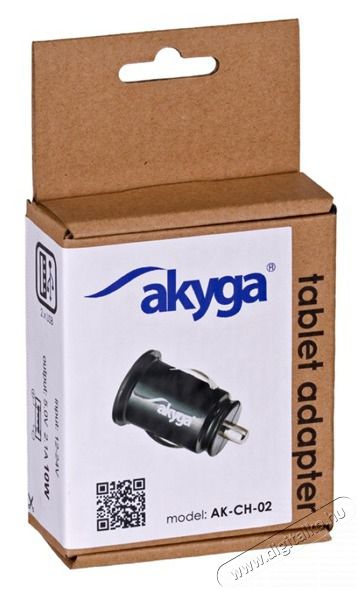 Akyga AK-CH-02 2xUSB 5V/2,1A/10,5W Aut&oacute;s t&ouml;ltő Aut&oacute;hifi / Aut&oacute; felszerel&eacute;s - Aut&oacute;s t&ouml;ltő / szivargy&uacute;jt&oacute; adapter - 394042