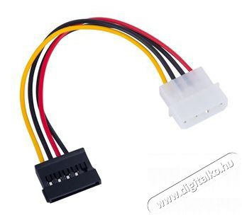 Akyga AK-CA-17 15cm MOLEX apa - SATA anya k&aacute;bel Tv kieg&eacute;sz&iacute;tők - K&aacute;bel / csatlakoz&oacute; - Csatlakoz&oacute; / eloszt&oacute; / &aacute;talak&iacute;t&oacute; - 394914